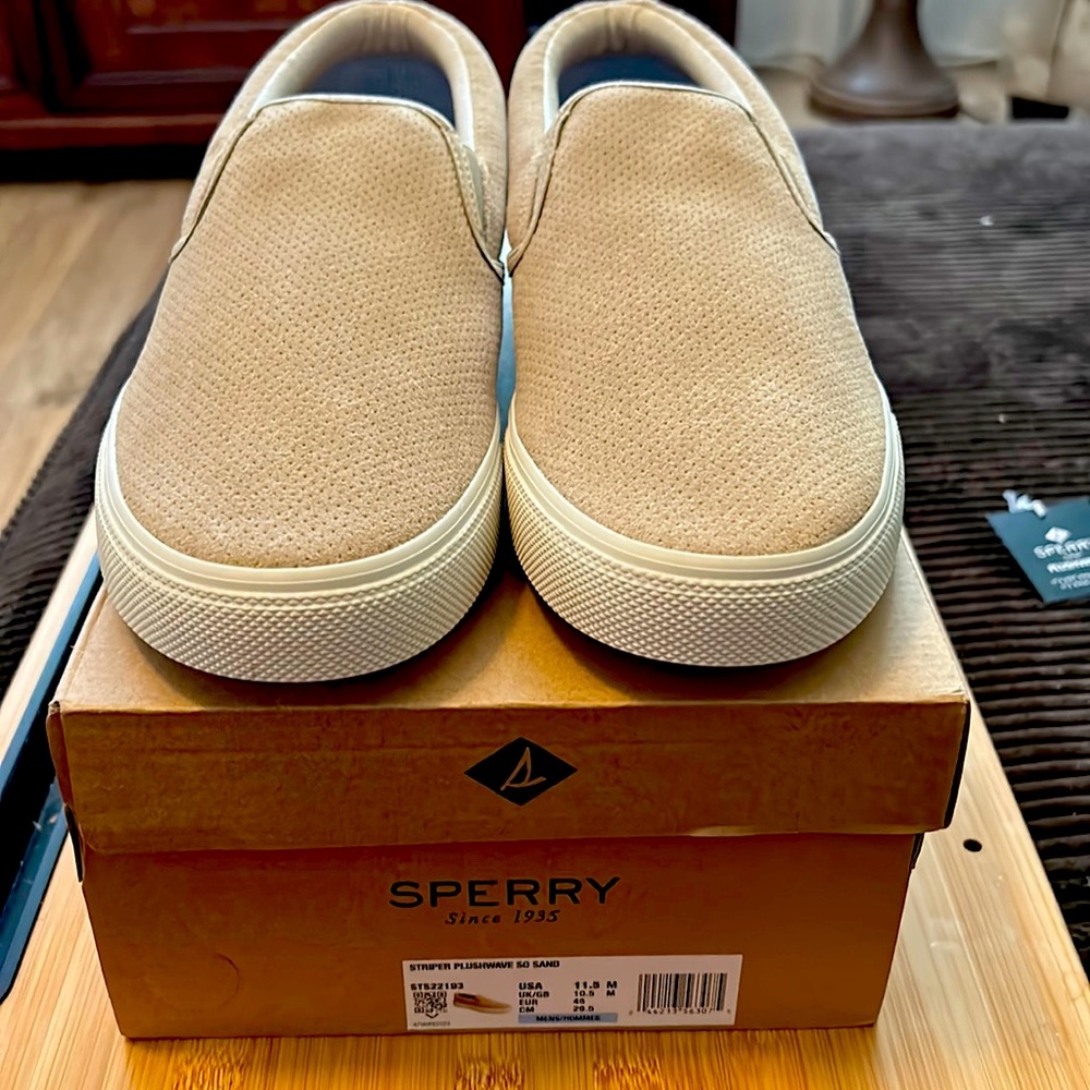 Sperry slip on sneakers